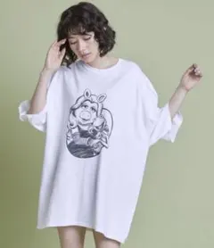 リトルサニーバイト×マペッツ lisa着オーバーサイズコラボTシャツ 夏物のサムネイル