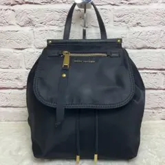 極美品✨マークジェイコブス リュック ナイロン レザー ゴールド金具 ブラック