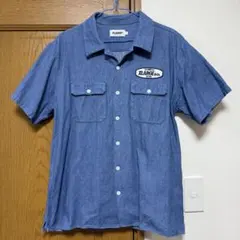 XLARGE 半袖デニムシャツ　Lサイズ