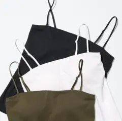 ユニクロエアリズムコットンブラチューブトップ 00ホワイト XL