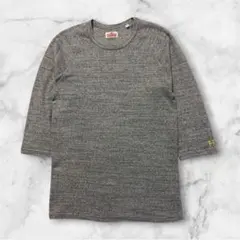 ハリウッドランチマーケット レディースTシャツ 七分袖 フライス 灰 S Y2Kのサムネイル