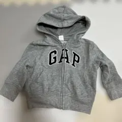 GAP フード付きパーカー 12-18ヶ月 グレー