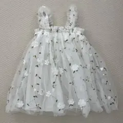 女の子　チュール　ドレス　蝶々　90サイズ　誕生日　バースディパーティー