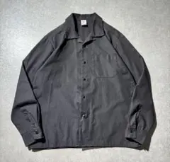 ワークシャツ 長袖開襟シャツ L UNITED ARTHLE WORKS