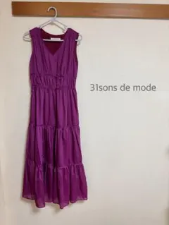 31sons de mode ノースリーブワンピース
