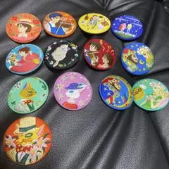 ジブリパーク　刺繍缶バッチ　耳をすまさせば　13個セット