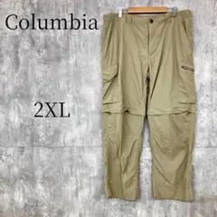 コロンビア 2way カーゴパンツ メンズ 2XL ベージュ ワークパンツ 登山のサムネイル