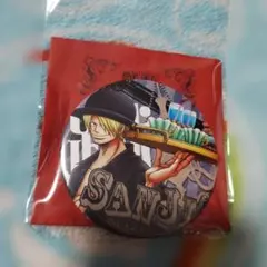 ONE PIECE ワンピース 輩缶バッジ RED サンジ