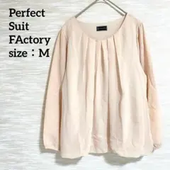 Perfect Suit FActory 長袖ブラウス【M】透け感 1093のサムネイル