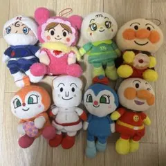 アンパンマンキャラクターぬいぐるみ8体セット