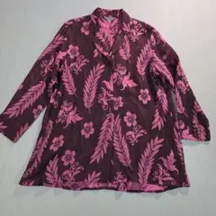 TOKUKO フラワー柄 長袖シャツ サイズ9のサムネイル