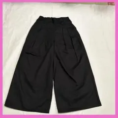 黒 ワイドパンツ　　120㎝