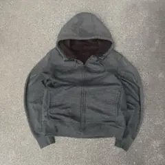 00s OLD UNIQLO ジップパーカー グレー ボア　y2k opium