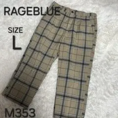 RAGEBLUE レイジブルー チェックパンツ テーパード きれいめ M353のサムネイル