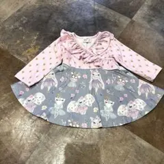 PETE Lucy 0-6M 60cm 柔らか素材ワンピース