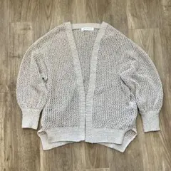 アーバンリサーチ　透かし編みカーディガン
