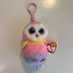 Ty Beanie Boos Owen フクロウ キーホルダー ぬいぐるみのサムネイル