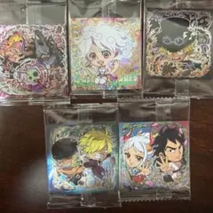 ワンピースONE PIECE★大海賊シールウエハースシール★5枚セット