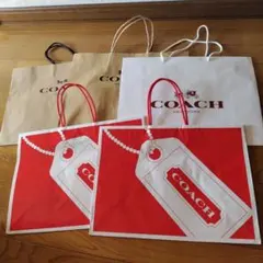 コーチ　ショップ　紙袋　５枚　②