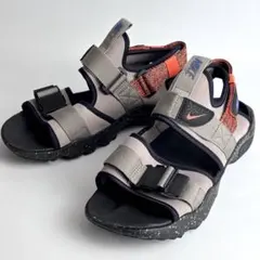 Nike ストラップサンダル グレー/ブラック/オレンジ