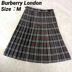 d*9様 ❢最終値下げ❢バーバリーロンドン　プリーツ 巻きスカート　ノバチェック