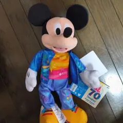 ミッキーマウス ぬいぐるみ カルフォルニアディズニー70周年記念