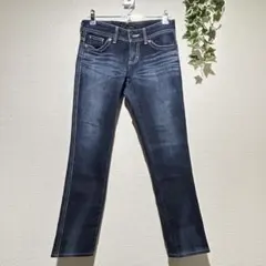 【サムシングヴィーナスジーン】 濃紺 スキニーデニム 25インチ 美脚