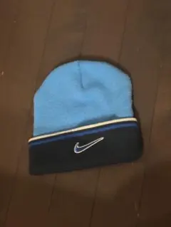 Nike ニット帽 青・黒 ケンタウロス健太さんも着用してました