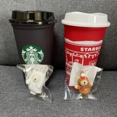 2個　スターバックス　スタバ　ハロウィン2025 リユーザブルカップ、ホリデー