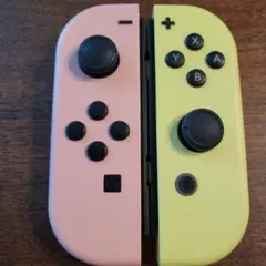 Nintendo Switchジョイコン　パステルピンク/パステルイエロー