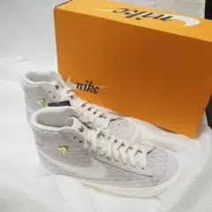 【新品】NIKE ブレーザーミッド　刺し子　グレー　24.5㌢（管理番号：180