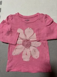 babyGap 花柄プリント Tシャツ 長袖 綿100% 90サイズ