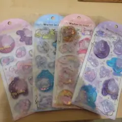 【正規品】サンリオ　ウォーターインシール　4枚セット