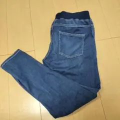 美品　AZUL BY MOUSSY デニムジョガーパンツ　ブルー