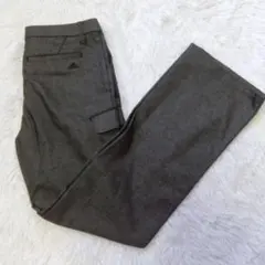 アディダス　ゴルフパンツ　Lサイズ　ダークネイビー　ティポケット付き