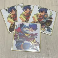 漣ジュン ミニ色紙4枚セット