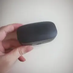 訳あり★ブラック ワイヤレスイヤホン 充電ケース付き