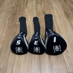 地クラブメーカー CRAZY (クレイジー) 激飛び ヘッドカバー 3点セット