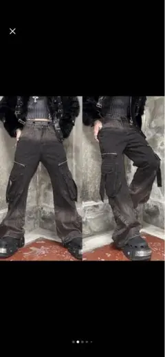 tripp nyc PRESSING別注 デニムボンテージ 2wayワイドパンツ - メルカリ