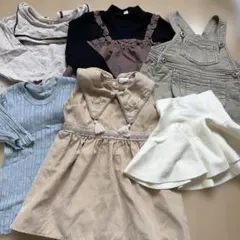 女の子　80-90 まとめ売り　コトリ　べべ　ワンピース　ジャンスカ　ロンT
