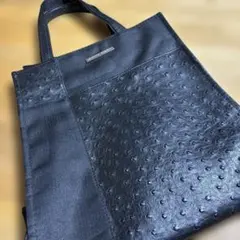 VALENTINO CHRITY スタッズトートバッグ 黒