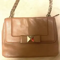 Kate Spade バッグ チェーン レザー ショルダー バッグ
