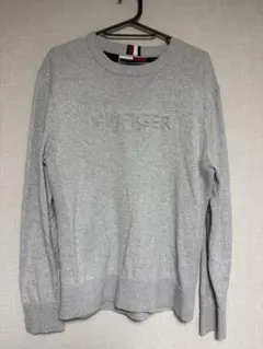 TOMMY HILFIGER クルーネック セーター グレー S