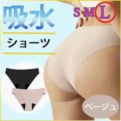 吸水ショーツ おりもの吸水ショーツ サニタリー ショーツ  生理 インナー L