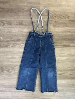 GLOBAL WORKデニム オーバーオール 110