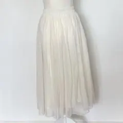 チュールスカート　マキシ丈スカート　ロングスカート　M