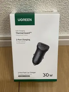 UGREEN 30W 2-Port Fast Car Charger
