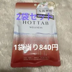 HOTTAB WELLNESS ホットタブ 薬用中性重炭酸入浴剤 9錠 ×2袋のサムネイル