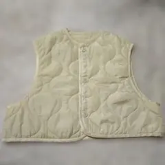 HYKE ハイク QUILTED CROPPED VEST ベスト 白 ホワイト - メルカリ