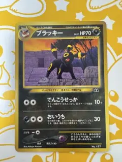 良品】ポケモンカード eカード 地図にない町 ブラッキー 1ed ノーマル